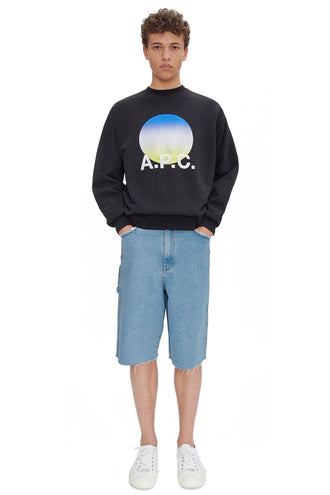 A.P.C M Sweat Sunset - Black