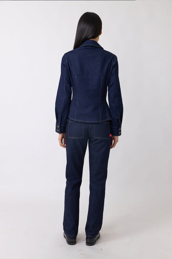 Sylvester Denim Gallery Jacket - Indigo