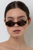 Lu Goldie Sylvie Sunglasses - Tortoise