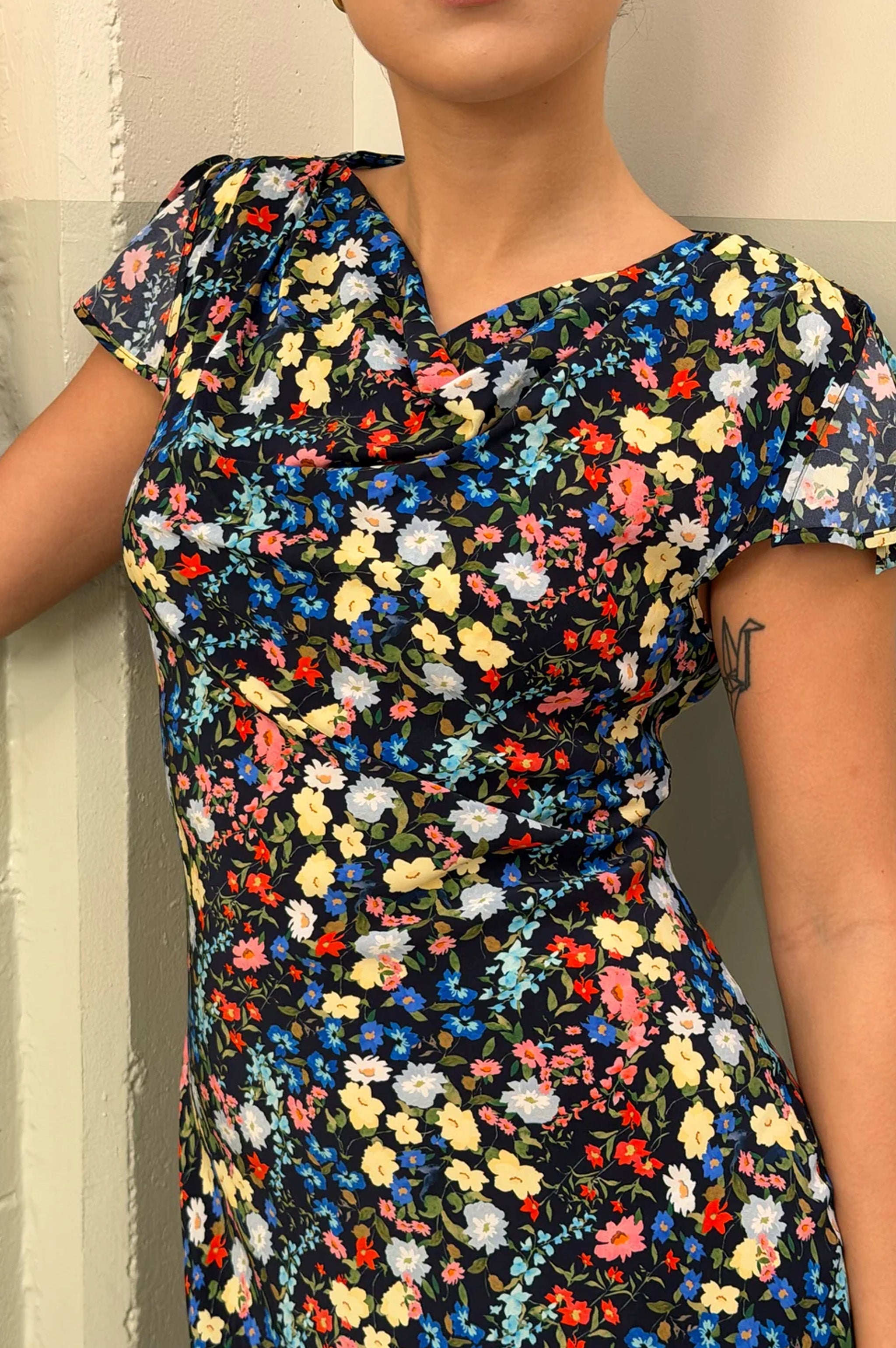 Ruby Talia Tie Back Maxi - Sprinkle Floral