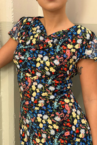 Ruby Talia Tie Back Maxi - Sprinkle Floral