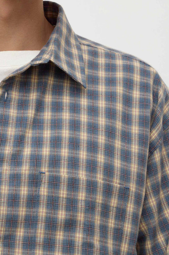 Assembly Taj Check Shirt - Breeze/White
