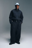 Candice Taki Checkered Jacket - Navy