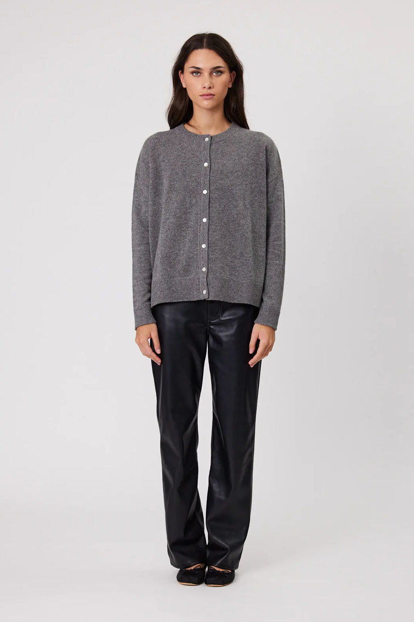 Remain Tali Cardigan - Charcoal