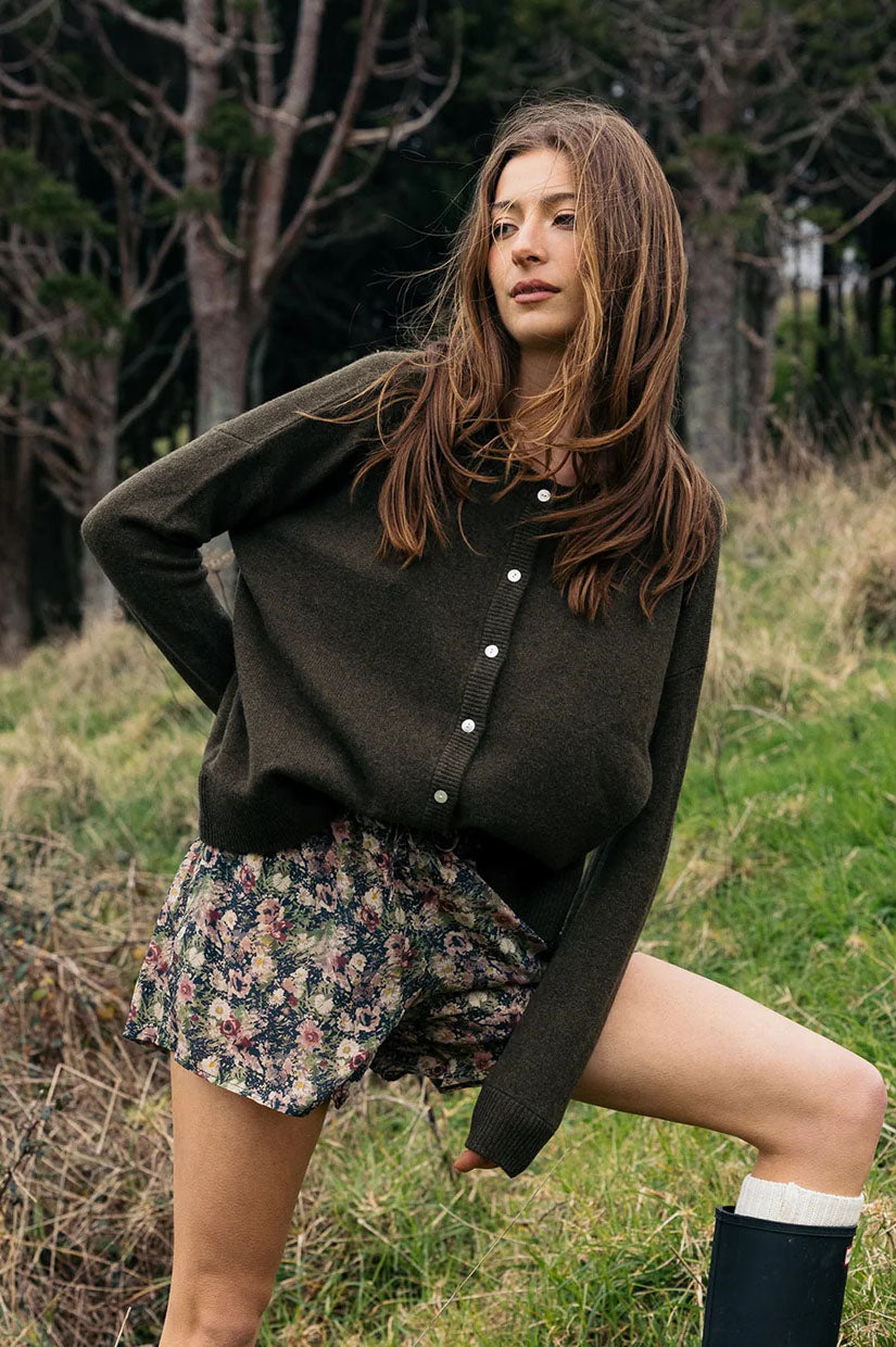 Remain Tali Cardigan - Olive