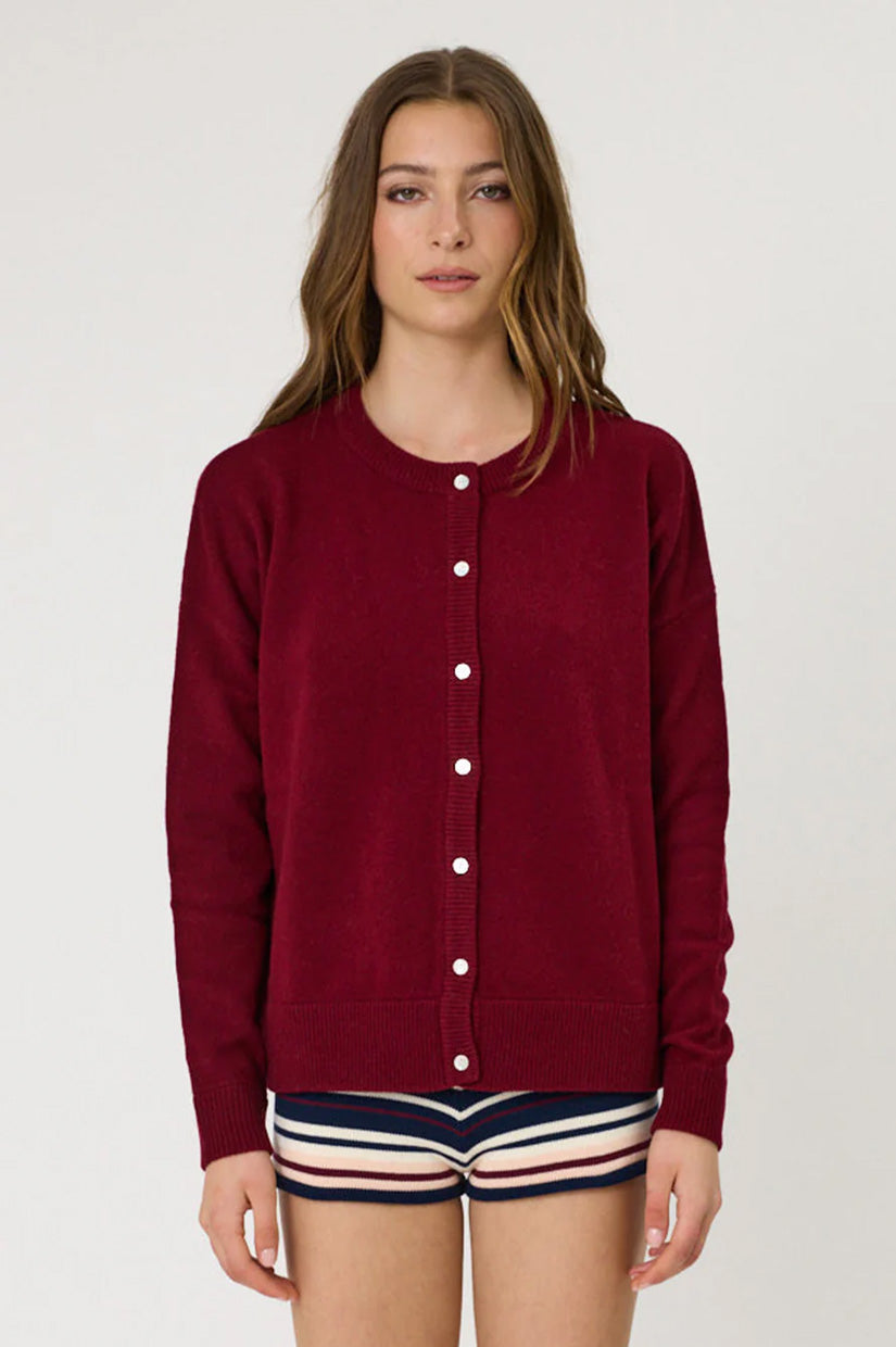 Remain Tali Cardigan - Pomegranate
