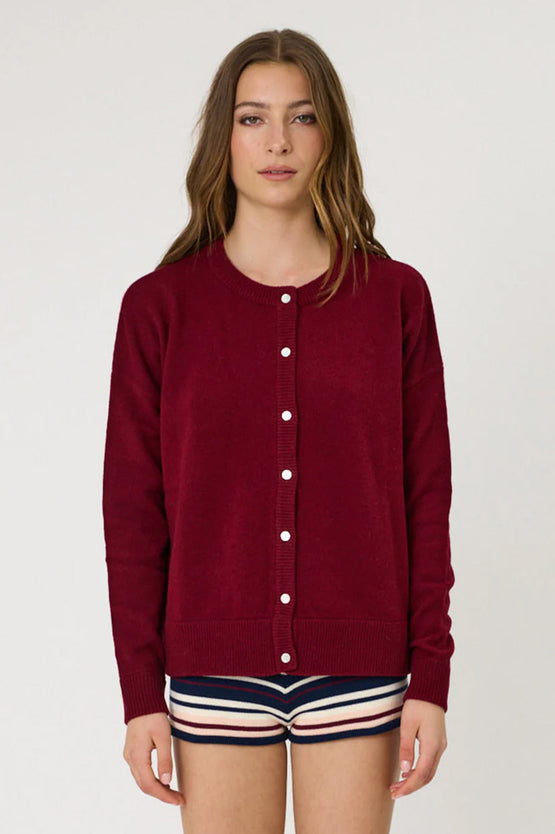 Remain Tali Cardigan - Pomegranate