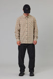 Just Another Fisherman Boatyard Shirt - Tan Check