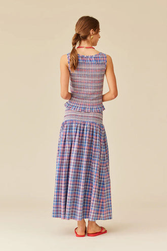 Ruby Anastasia Tank - Poolside Tartan