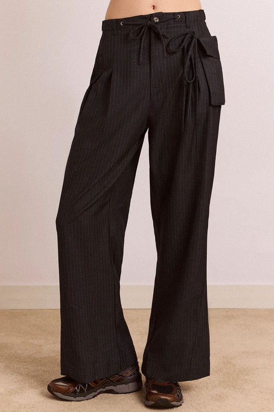 Damson Madder Tatianna Trouser - Pinstripe