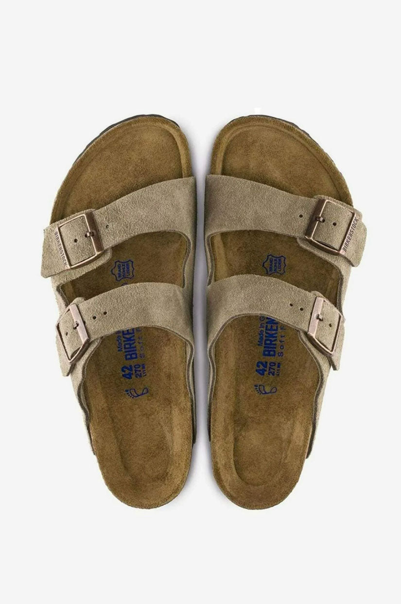 Birkenstock Arizona SFB Suede - Taupe