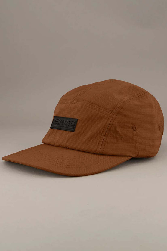 Just Another Fisherman Tech Angler 5 Panel Cap - Havana