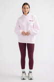 Ena Pelly Tennis Logo Hoodie - Candy Pink