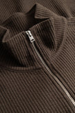 Norse Projects Teno Cotton Hemp Military Rib Zip Cardigan – Delicioso Brown