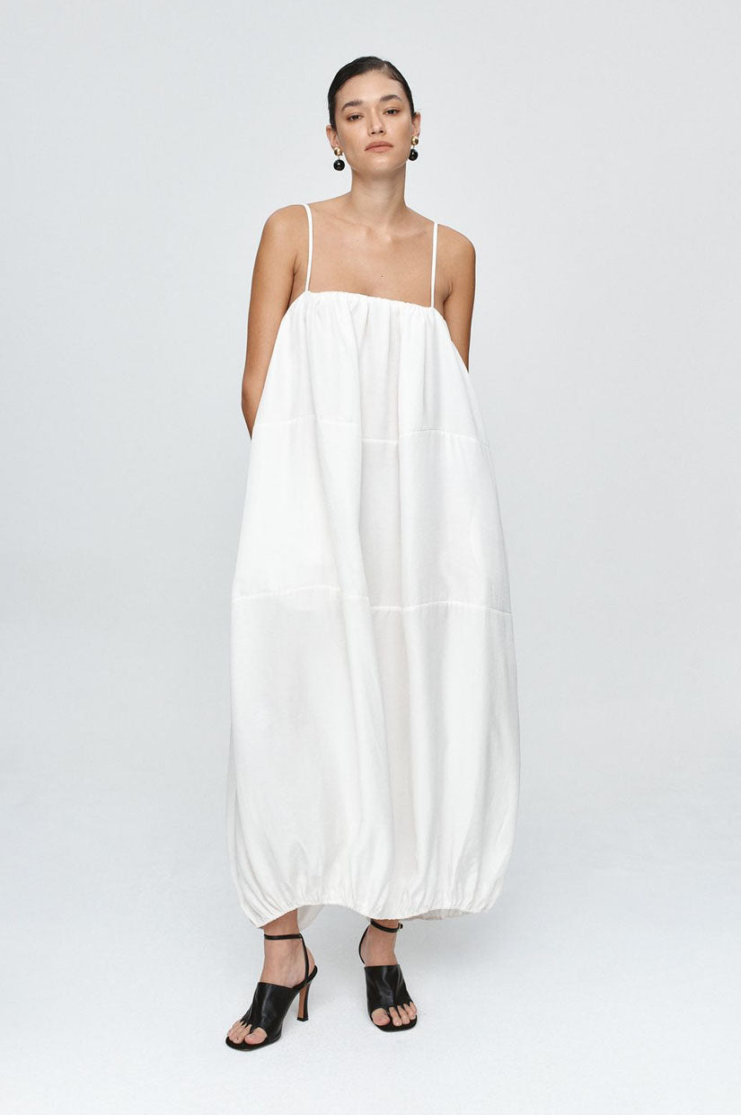 Marle Terrance Dress - Blanc