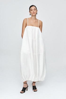Marle Terrance Dress - Blanc
