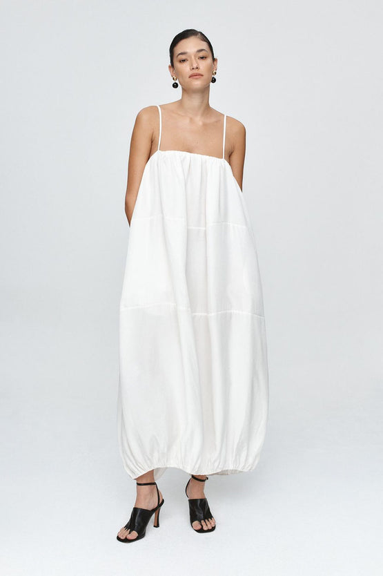 Marle Terrance Dress - Blanc
