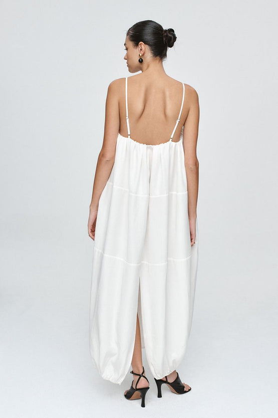 Marle Terrance Dress - Blanc