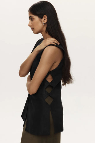 Marle Theo Vest - Black