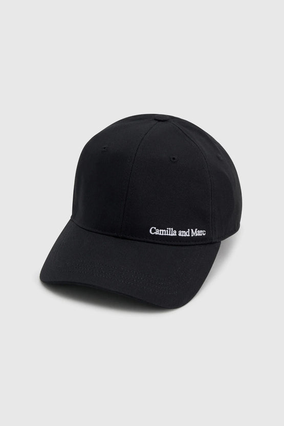 Camilla and Marc Thome Embroidered Cap - Black