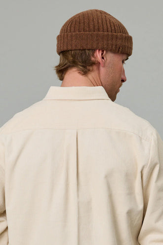 Just Another Fisherman Merino Skipper Beanie - Timber