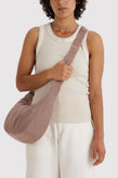 Baggu Medium Nylon Crescent Bag - Toasted Almond