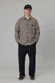 Just Another Fisherman Tooth Over Shirt - Brown