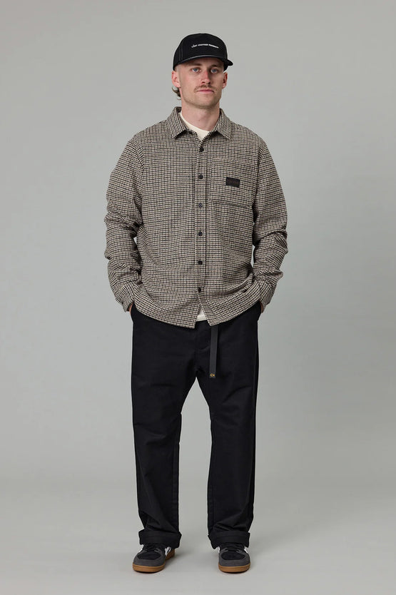 Just Another Fisherman Tooth Over Shirt - Brown