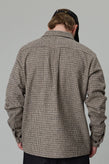 Just Another Fisherman Tooth Over Shirt - Brown