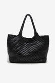 La Tribe Woven Tote Bag - Black
