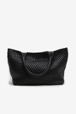La Tribe Woven Tote Bag - Black