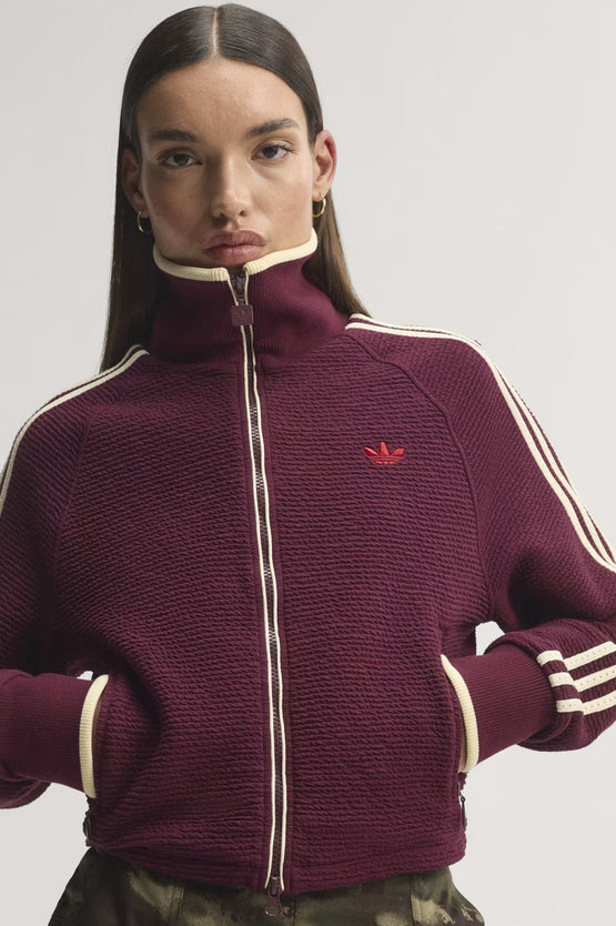 Adidas Firebird Track Top - Maroon