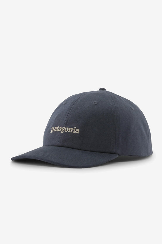 Patagonia Graphic Trad Cap - Text Logo Smolder Blue