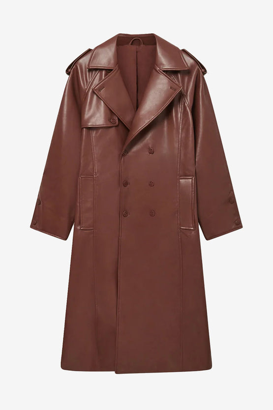 House Of Sunny Montague Trench - Chestnut