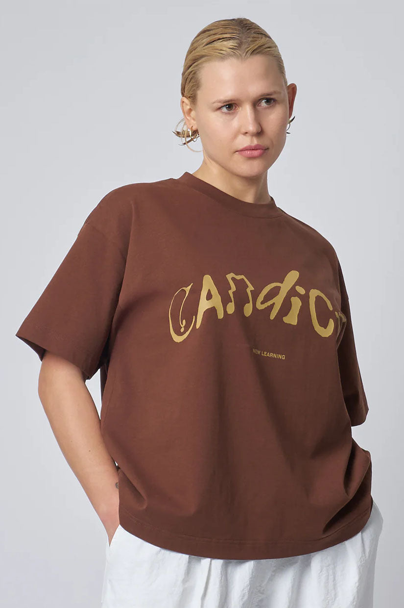Candice Trivial Tee - Brown