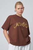 Candice Trivial Tee - Brown