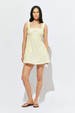 Ruby Trulli Ruched Mini Dress - Butter