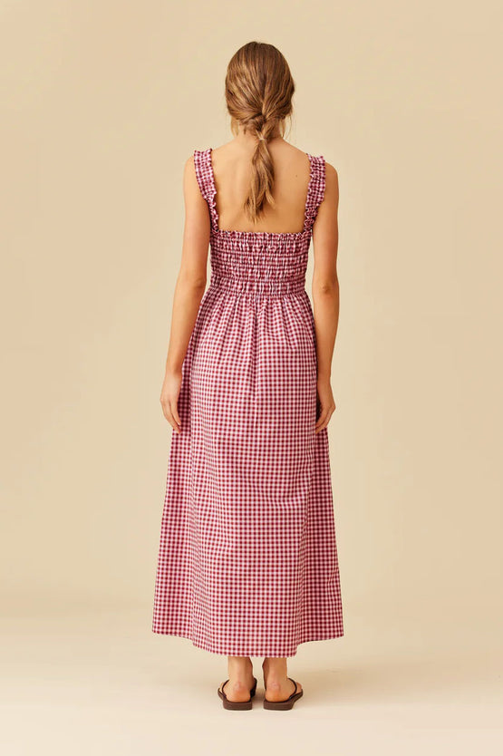 Ruby Trulli Dress - Pink Burgundy