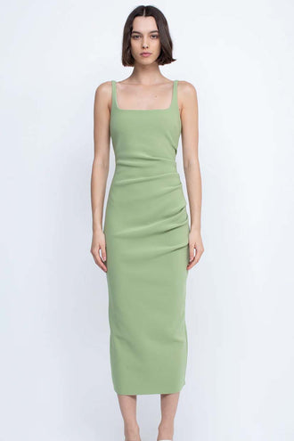 Bec & Bridge Karina Tuck Midi - Pear Sorbet