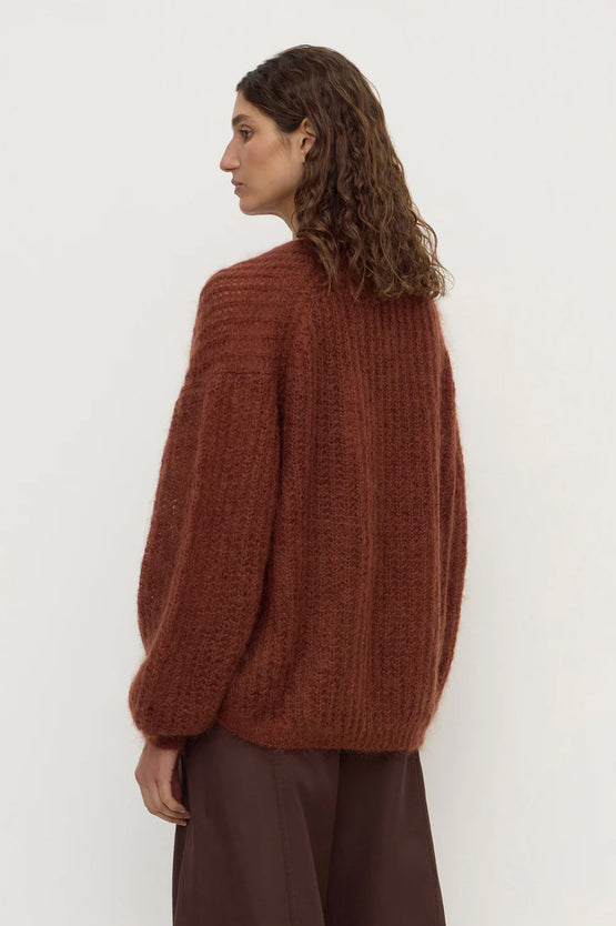 Assembly Tulsa Mohair Knit - Burnt Amber