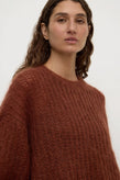 Assembly Tulsa Mohair Knit - Burnt Amber