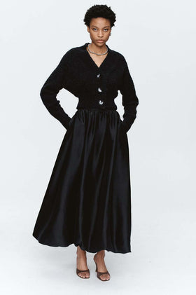 Marle Tulip Cardigan - Black