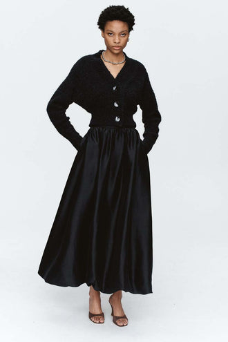 Marle Tulip Cardigan - Black