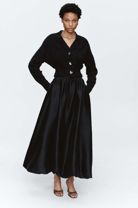 Marle Tulip Cardigan - Black