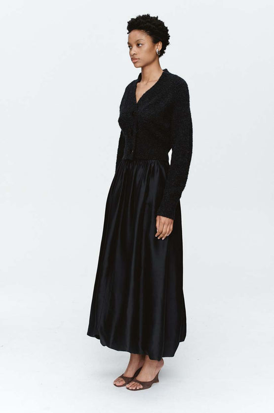 Marle Tulip Cardigan - Black