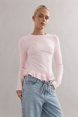 Caitlin Crisp Tutu Long Sleeve - Pink