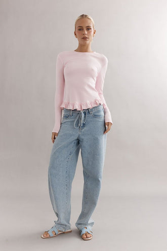 Caitlin Crisp Tutu Long Sleeve - Pink