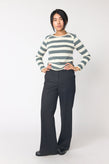 Sylvester Twill Wide Leg Trouser - Black