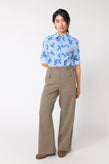 Sylvester Twin Striped Trouser - Stone