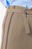 Sylvester Twin Striped Trouser - Stone